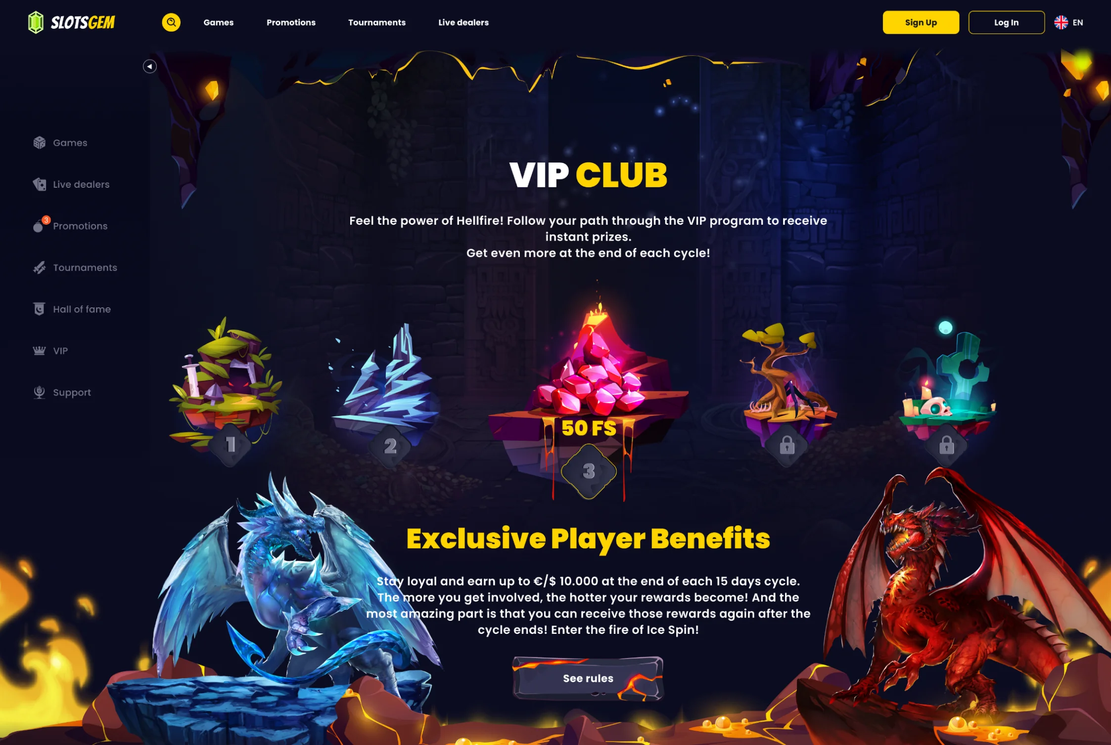 SlotsGem VIP Program